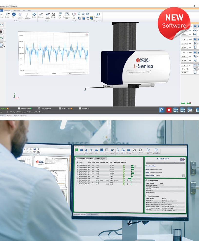 High Resolution Gauge Surface Finish, Contour Inspection System